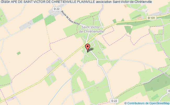 plan association Ape De Saint Victor De Chretienville Plainville Saint-Victor-de-Chrétienville
