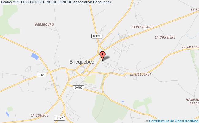 plan association Ape Des Goubelins De BricbÉ Bricquebec-en-Cotentin