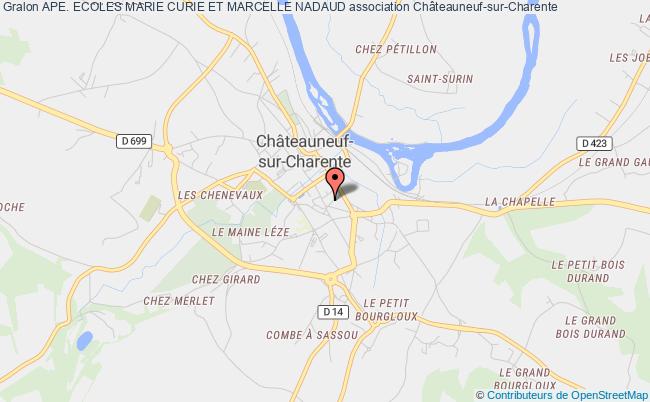 plan association Ape. Ecoles Marie Curie Et Marcelle Nadaud Châteauneuf-sur-Charente