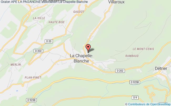plan association Ape La Paganone La    Chapelle-Blanche