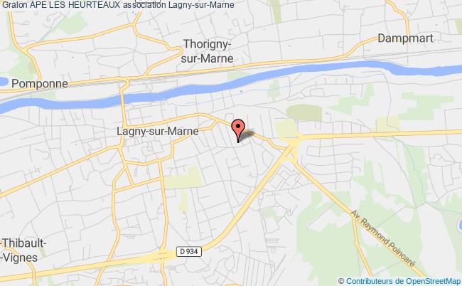 plan association Ape Les Heurteaux Lagny-sur-Marne