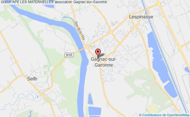 plan association Ape Les Maternelles Gagnac-sur-Garonne