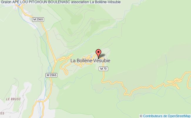plan association Ape Lou Pitchoun Boulenasc Bollène-Vésubie