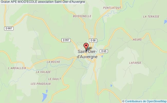 plan association Ape Miod'ecole Saint-Dier-d'Auvergne