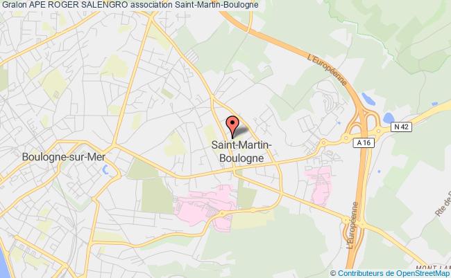 plan association Ape Roger Salengro Saint-Martin-Boulogne