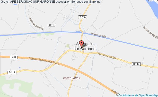plan association Ape SÉrignac Sur Garonne Sérignac-sur-Garonne