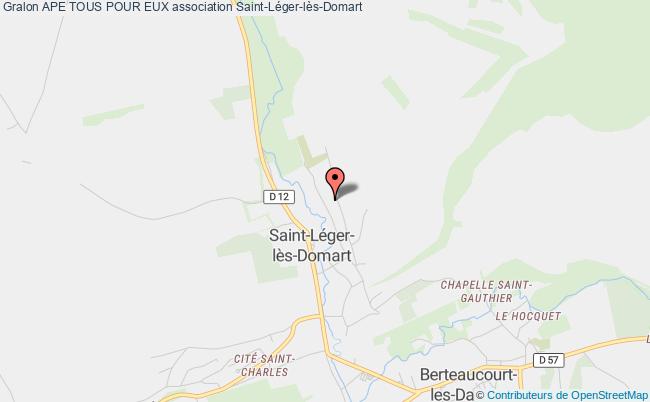 plan association Ape Tous Pour Eux Saint-Léger-lès-Domart