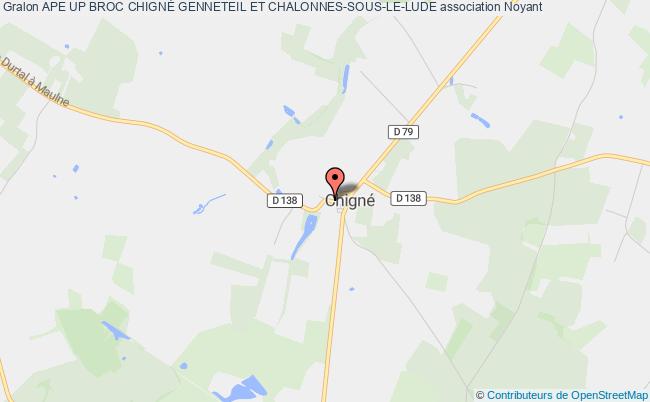 plan association Ape Up Broc ChignÉ Genneteil Et Chalonnes-sous-le-lude Noyant-Villages