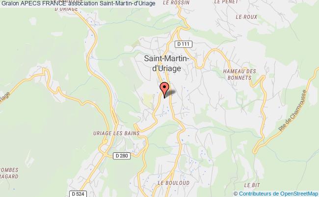 plan association Apecs France Saint-Martin-d'Uriage