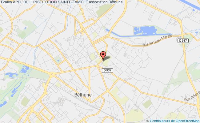 plan association Apel De L' Institution Sainte-famille 