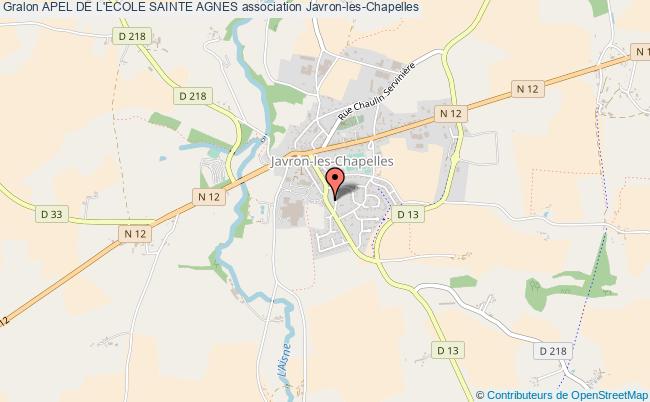 plan association Apel De L'ecole Sainte Agnes Javron-les-Chapelles