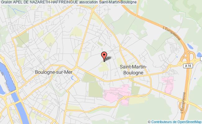 plan association Apel De Nazareth-haffreingue Saint-Martin-Boulogne