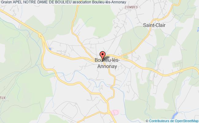 plan association Apel Notre Dame De Boulieu Boulieu-lès-Annonay