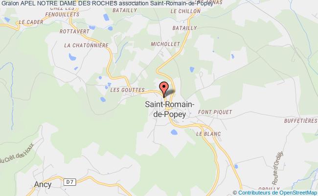 plan association Apel Notre Dame Des Roches Saint-Romain-de-Popey
