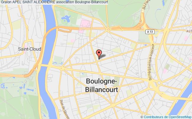 plan association Apel Saint Alexandre Boulogne-Billancourt