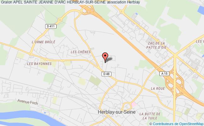 plan association Apel Sainte Jeanne D'arc Herblay-sur-seine Herblay-sur-Seine