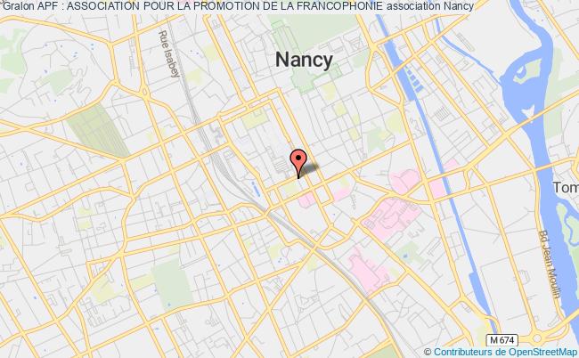 plan association Apf : Association Pour La Promotion De La Francophonie Nancy