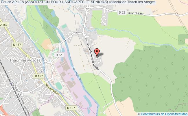 plan association Aphes (association Pour Handicapes Et Seniors) Thaon-les-Vosges