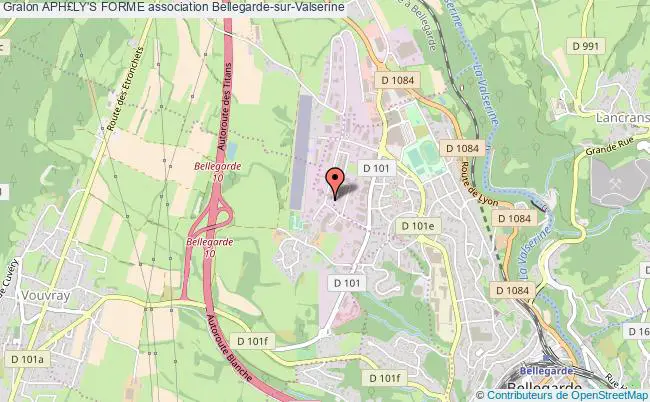 plan association Aph£ly's Forme Bellegarde-sur-Valserine