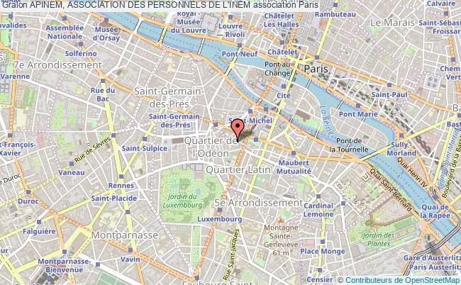 plan association Apinem, Association Des Personnels De L'inem PARIS