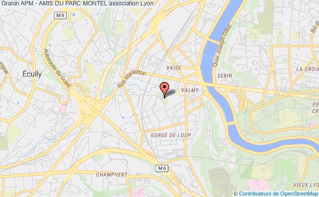 plan association Apm - Amis Du Parc Montel Lyon