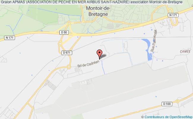 plan association Apmas (association De Peche En Mer Airbus Saint-nazaire) Montoir-de-Bretagne