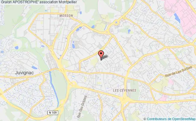 plan association Apostrophe' Montpellier