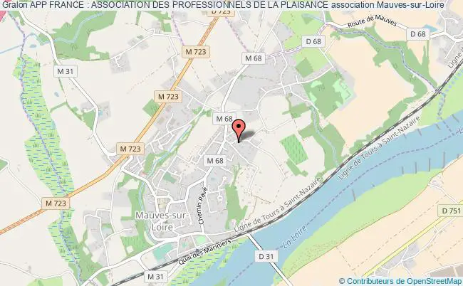 plan association App France : Association Des Professionnels De La Plaisance Mauves-sur-Loire