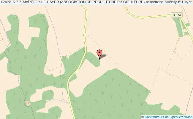 plan association A.p.p. Marcilly-le-hayer (association De Peche Et De Pisciculture) Marcilly-le-Hayer