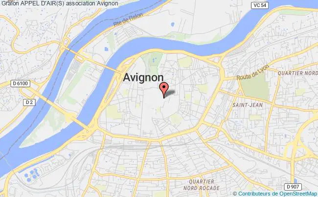 plan association Appel D'air(s) Avignon