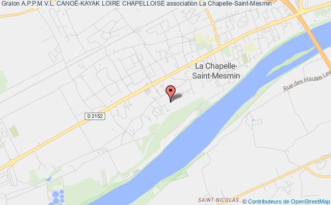 plan association A.p.p.m.v.l. CanoË-kayak Loire Chapelloise Chapelle-Saint-Mesmin