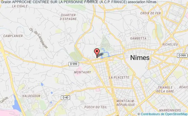 plan association Approche Centree Sur La Personne France (a.c.p. France) Nîmes