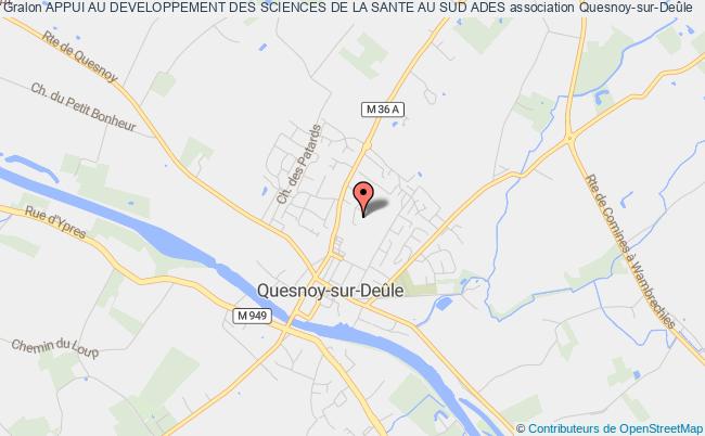 plan association Appui Au Developpement Des Sciences De La Sante Au Sud Ades Quesnoy-sur-Deûle