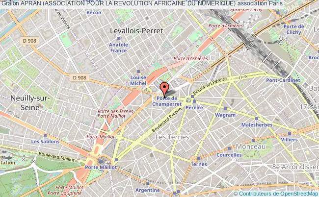 plan association Apran (association Pour La Revolution Africaine Du Numerique) Paris