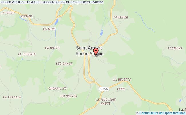 plan association AprÈs L'École... Saint-Amant-Roche-Savine