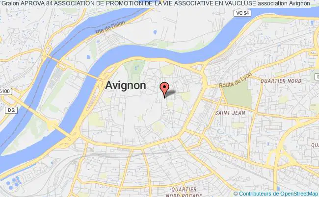plan association Aprova 84 Association De Promotion De La Vie Associative En Vaucluse Avignon