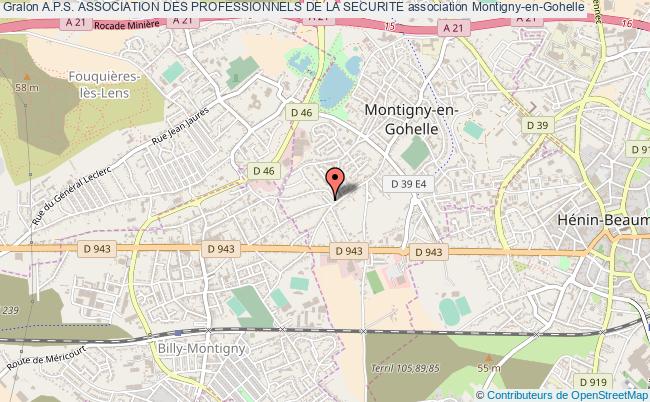 plan association A.p.s. Association Des Professionnels De La Securite Montigny-en-Gohelle