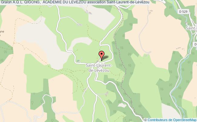 plan association A.q.l. Qigong,  Academie Du Levezou Saint-Laurent-de-Lévézou