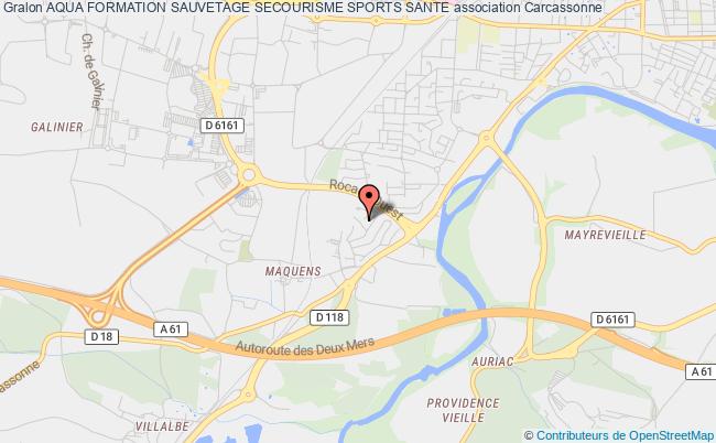plan association Aqua Formation Sauvetage Secourisme Sports Sante Carcassonne