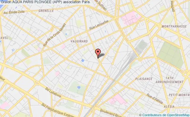 plan association Aqua Paris Plongee (app) Paris