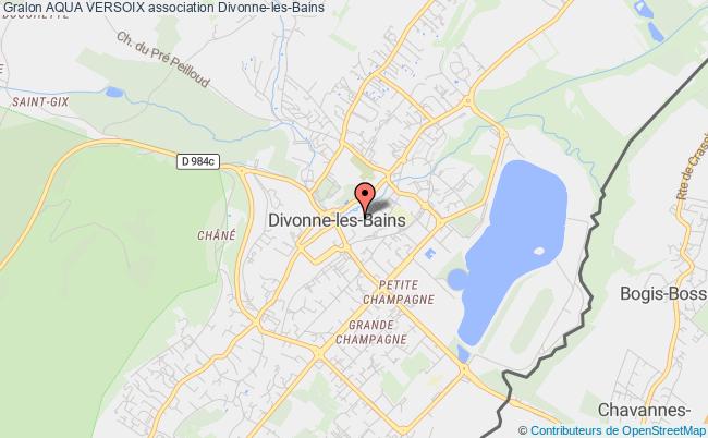 plan association Aqua Versoix Divonne-les-Bains