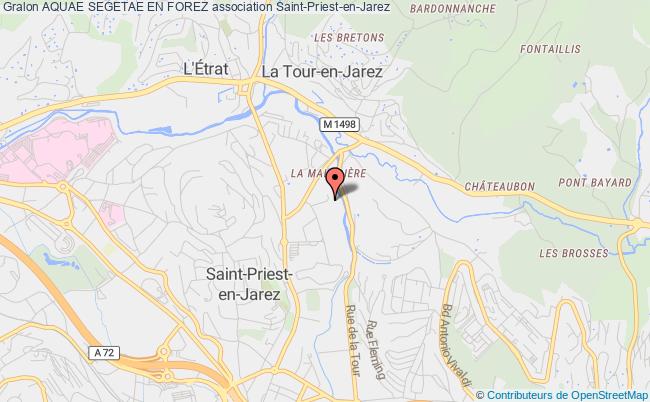 plan association Aquae Segetae En Forez Saint-Priest-en-Jarez