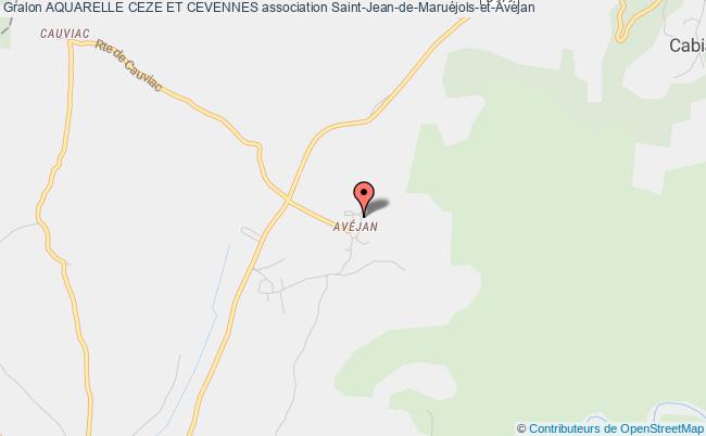 plan association Aquarelle Ceze Et Cevennes Saint-Jean-de-Maruéjols-et-Avéjan