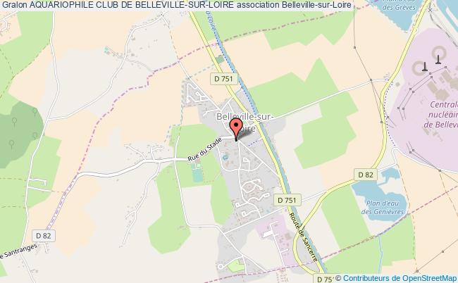 plan association Aquariophile Club De Belleville-sur-loire Belleville-sur-Loire