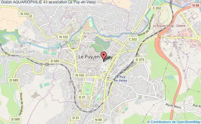 plan association Aquariophilie 43 Le Puy-en-Velay