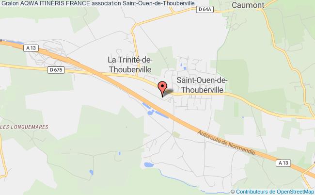 plan association Aqwa ItinÉris France Saint-Ouen-de-Thouberville