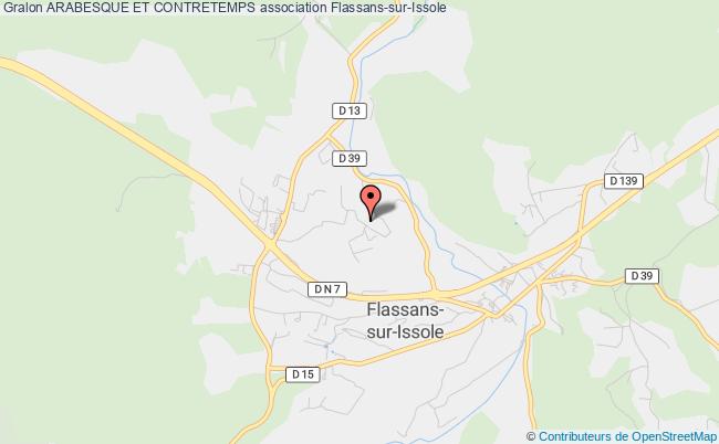 plan association Arabesque Et Contretemps Flassans-sur-Issole