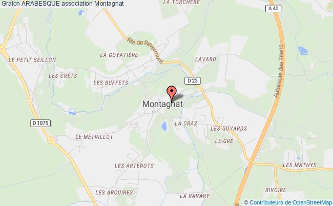 plan association Arabesque Montagnat
