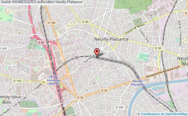 plan association Arabesques Neuilly-Plaisance