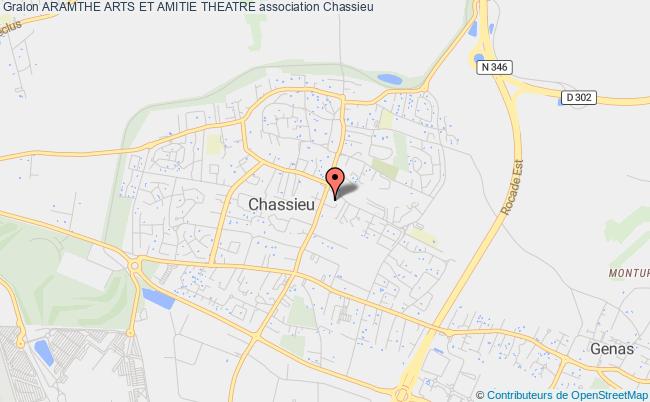 plan association Aramthe Arts Et Amitie Theatre Chassieu